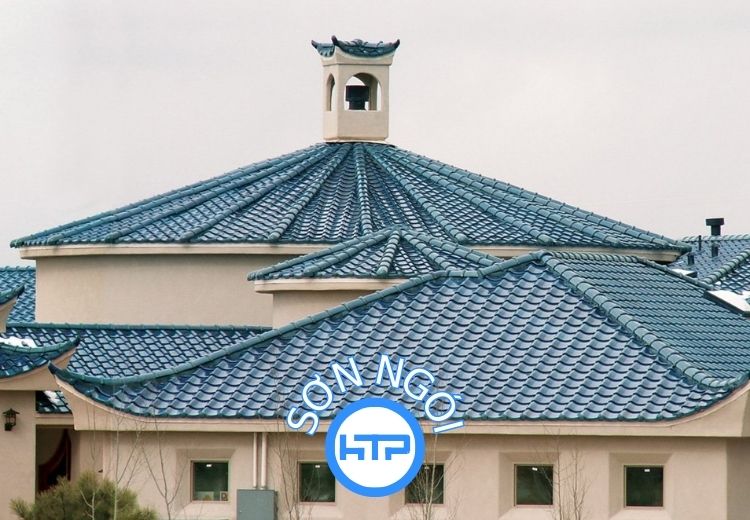 Ngói được sơn bằng sản phẩm chất lượng cao